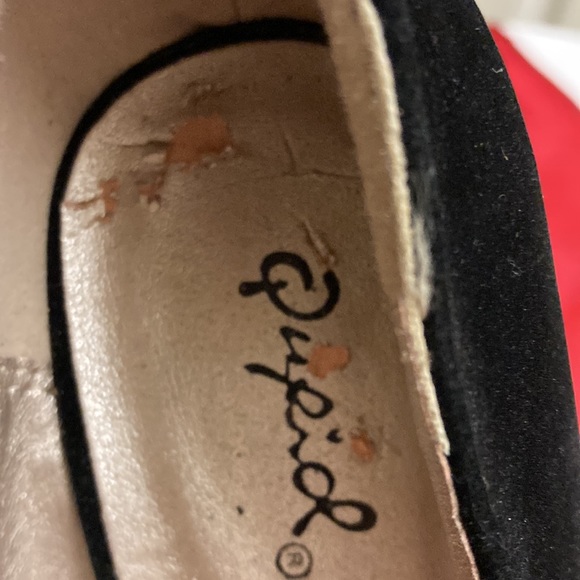 New Qupid Black Heels   Size 7 - Picture 5 of 11